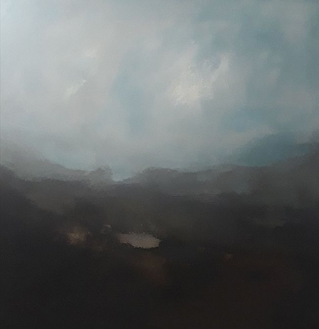 Mountains lie in Darkness by Ken Browne
